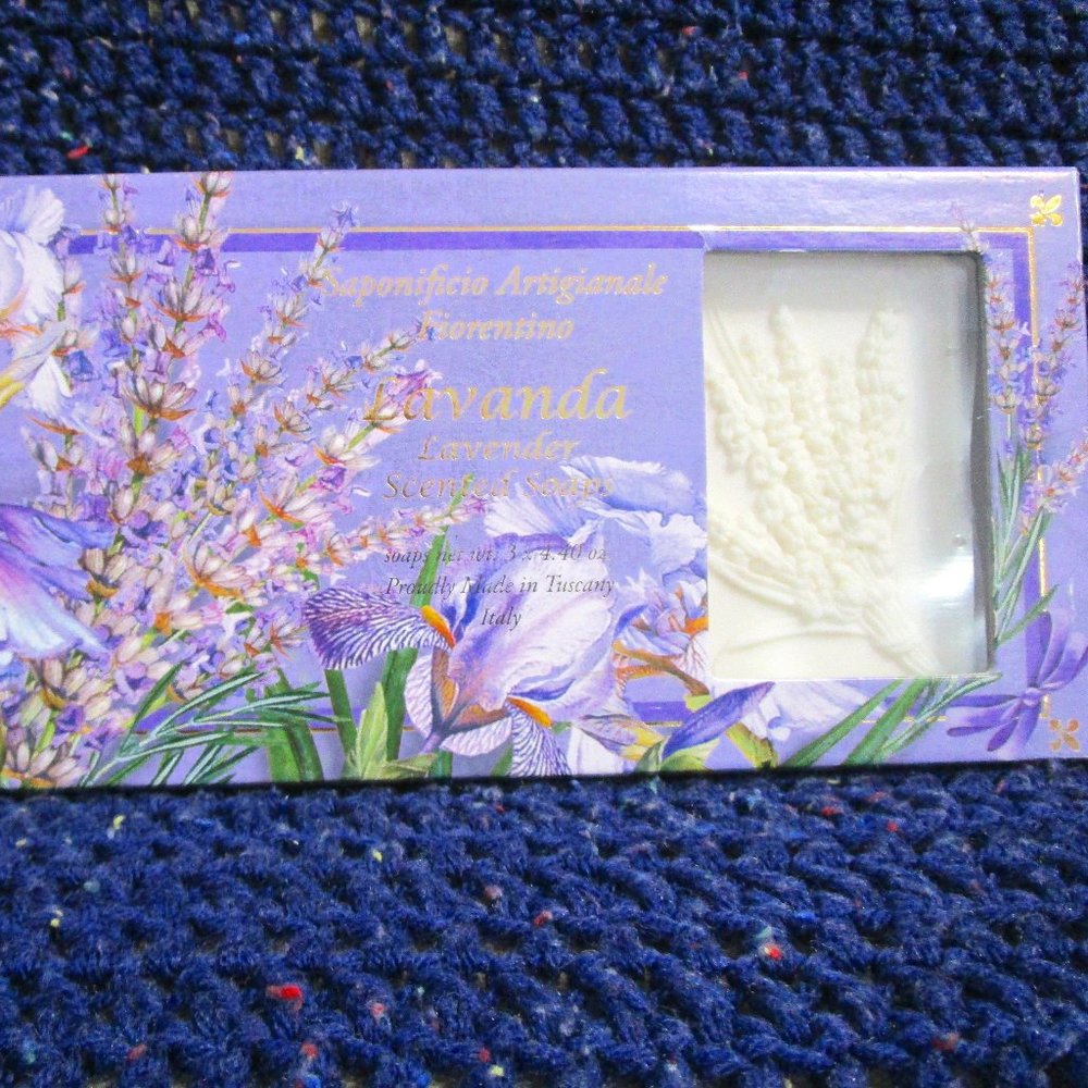 Safonicio Artigianale Fiorentino Lavender Scented Soap Made in Italy